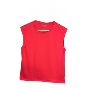 J. Crew Organic Slub Tee Small Red